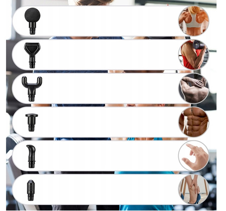 PISTOLET DO MASAŻU MASAŻER do Pleców / Ciała / Mięśni 12V