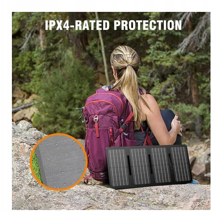 Powkey YT40 składany Panel solarny 40W USB USB-C IPX4 do stacji ładowarka