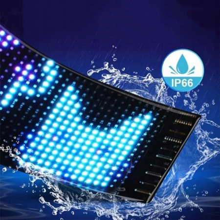 PANEL MATRYCOWY LED MATRIX RGB PILOT WYŚWIETLACZ PROGRAMOWALNY USB 5V