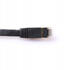 Kabel cat8 ethernet 2000MHz 7,5m czarny + zestaw do montażu