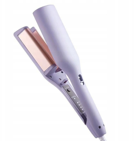 Lokówka/falownica do włosów, duże fale, francuska lokówka 32 mm FIOLETOWA