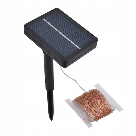 Łańcuch świetlny led różowe 2x18m solarne Choinkowe  girlanda choinkowa