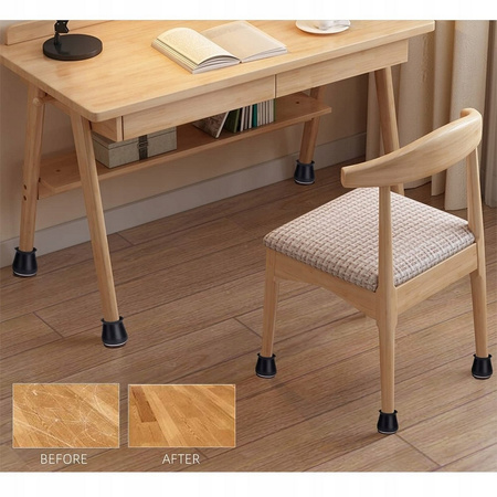 Nakładki z Filcem Na Nogi Krzesła SILIKONOWE 15szt