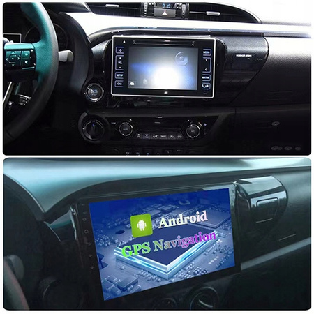 RADIO ANDROID NAWIGACJA GPS USB TOYOTA HILUX 2015+ kamera cofania