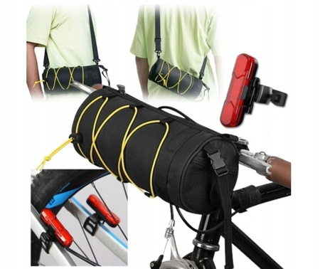Sakwa rowerowa przednia sakwy rolowana 3L