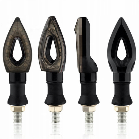 Kierunkowskazy kierunki MOTOCYKLOWE STRZAŁKI 12 LED 4 szt KOMPLET MIGACZE