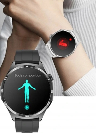 SMARTWATCH ZEGAREK EKG CIŚNIENIOMIERZ Z POMIAREM GLUKOZY SKŁAD KRWI MENU PL