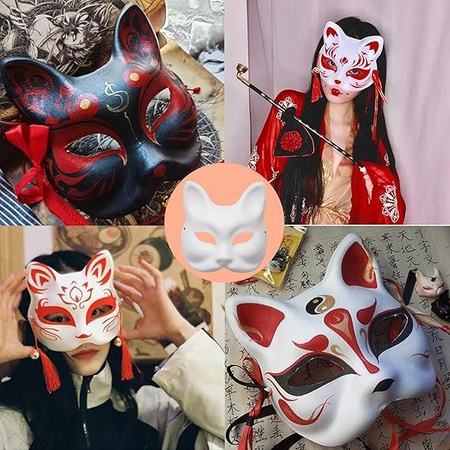  10x MASKA NA TWARZ DLA KOTA THERIAN HALLOWEEN