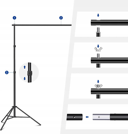 System wsparcia tła Neewer 3m/2,1m