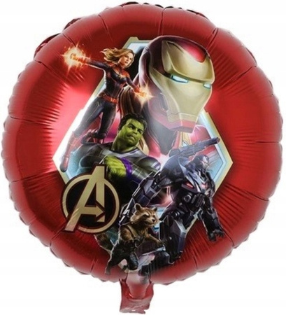 ZESTAW URODZINOWY BALONY FOLIOWY IRON MAN AVENGERS URODZINY