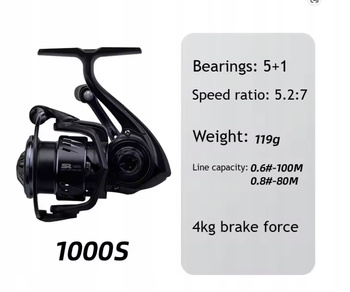 Kołowrotek Mavllos 1000S ? Lekki, Płynny, 5+1 Łożysk