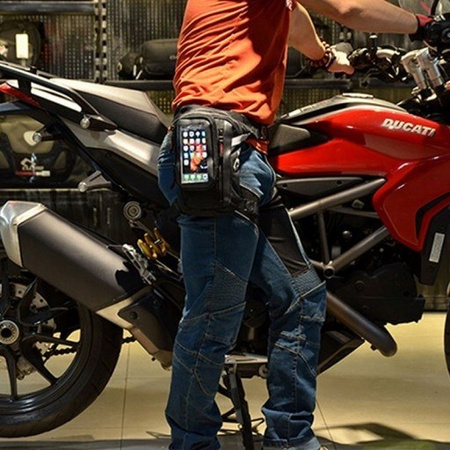 Torba motocyklowa na udo biodro nogę nerka 1L podróżna