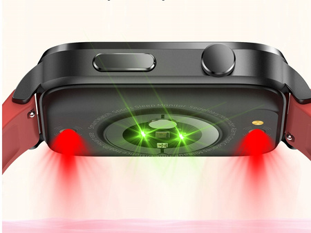 SMARTWATCH ZEGAREK POMIAR CUKRU WE KRWI ciśnieniomierz ŚWIATŁOTERAPIA