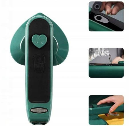 MINI ŻELAZKO TURYSTYCZNE MAŁE PODRÓŻNE PAROWE DO UBRAŃ powystawowe