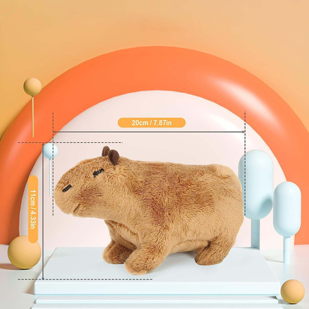PLUSZAKA KAPIBARA CAPYBARA PLUSZOWA MASKOTKA 19 cm