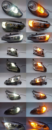 2w1 ŚWIATŁA DO JAZDY DZIENNEJ LED + KIERUNKOWSKAZ PY21W/BAU15S DRL