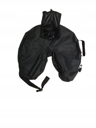 Pokrowiec ochronny w kształcie litery „U” 48 x 50 x 25 cm- CZARNY