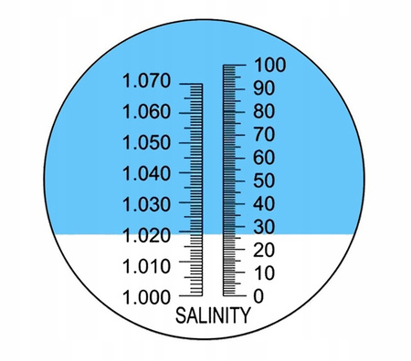 Refraktometr Miernik Zasolenia Wody Salimetr 0-10%