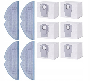 Zestaw akcesoriów do Roborock S7 MaxV Ultra / S7 – 6 worków + 4 ściereczki