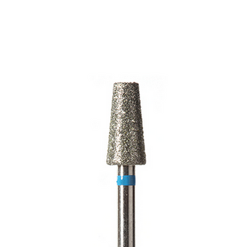 Frez diamentowy stożek niebieski W44 – do skórek i wałów okołopaznokciowych