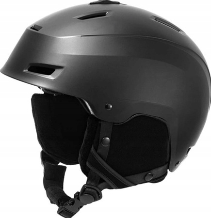 Kask do sportów zimowych Kask narciarski ochronny czarny M
