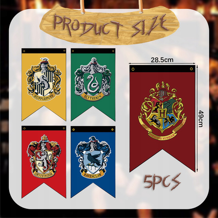 BANER flagi girlanda DEKORACJA URODZINY na Magia Czarodzieja na Przyjęcie