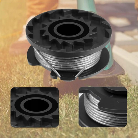 ŻYŁKA SZPULA 4 szt do PODKASZARKI BOSCH + OSŁONA