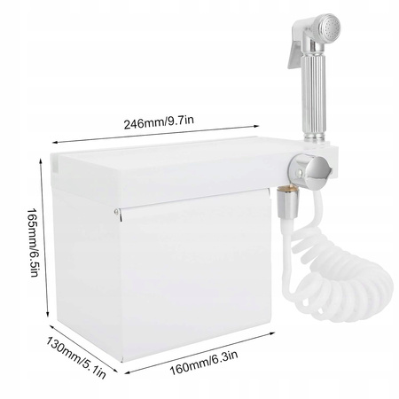 Uchwyt na papier toaletowy naścienny wodoodporny