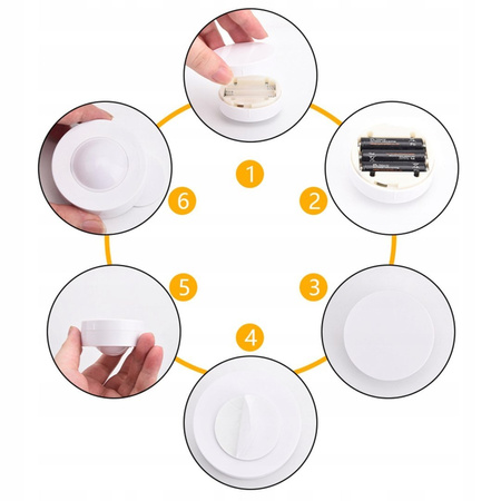 Lampki bezprzewodowe na baterie zmiana koloru pilot 4 sztuki