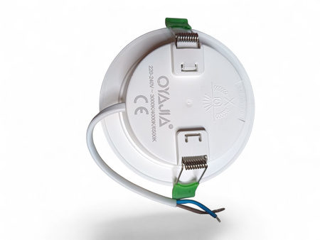 Panel LED Oprawa Podtynkowa Wpuszczana 12W 12 cm zmienne barwy światła