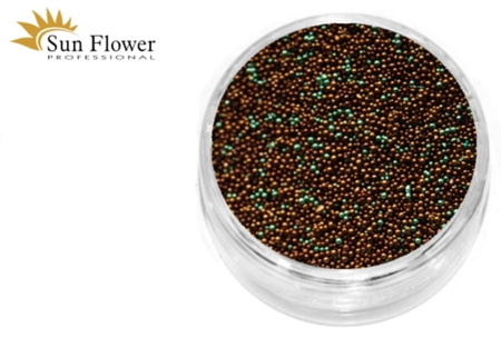 Kawior - Kuleczki szklane mikro, do zdobień paznokci - Bk39