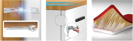 MAGNESY DO SZAFEK DZWI MEBLI MAGNETYCZNA BLOKADA ZABEZPIECZENIE DLA DZIECI