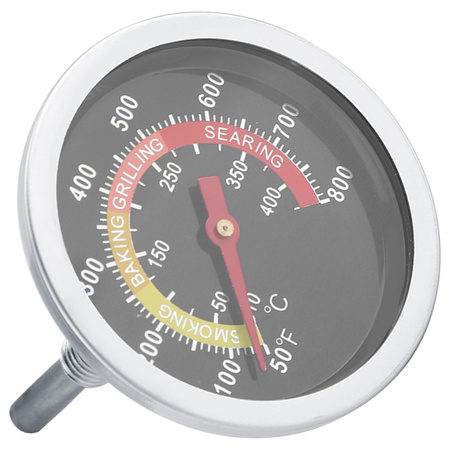 DOKŁADNY TERMOMETR GWINTOWANY DO BBQ GRILLA WĘDZARNI SZYNKOWARU ANALOGOWY
