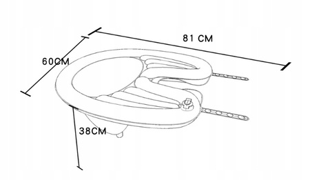 BASEN DO MYCIA WŁOSÓW GŁOWY LEKKA WYGODNA PRZENOŚNA MYJKA
