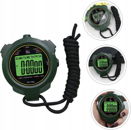 PROFESJONALNY STOPER TRENINGOWY WIELOFUNKCYJNY STOPER PODŚWIETLONY TIMER