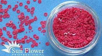 Kółka Mikro - Czerwień Buraczkowa Mat - K17