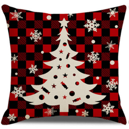 ZESTAW 4 POSZEWEK NA PODUSZKĘ BOŻE NARODZENIE DEKORACJA OZDOBNA 45X45CM