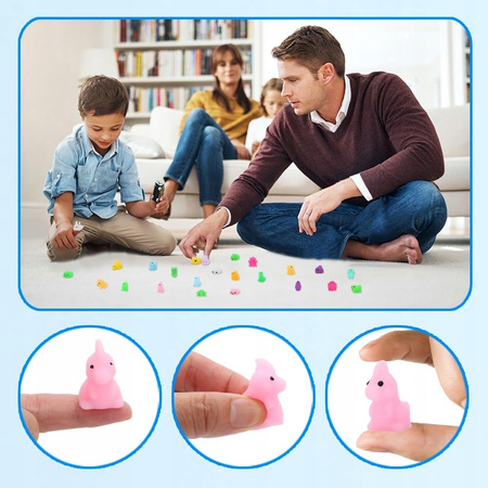 Zestaw MOCHI Squishy Squishies GNIOTKI 50 szt