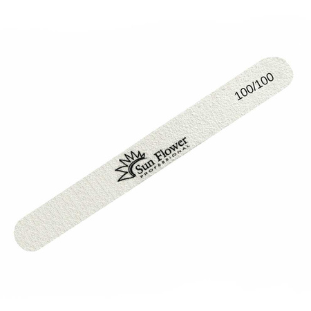 Pilnik Prosty Biały 180/180 – Do paznokci, żelu i hybryd