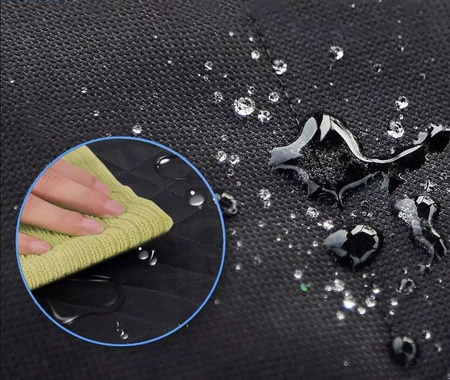 MATA do samochodu dla psa kota zwierzaka na fotel wodoodporna CZARNA XL