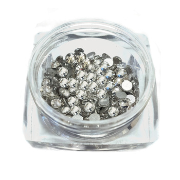 Cyrkonie Szlifowane Srebrne (Czarny Spód) Nr 2