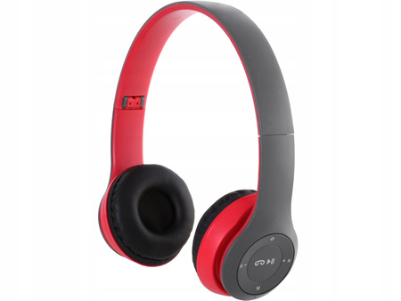 SŁUCHAWKI BEZPRZEWODOWE NAUSZNE BLUETOOTH Radio Składane dla dzieci P47 5.0