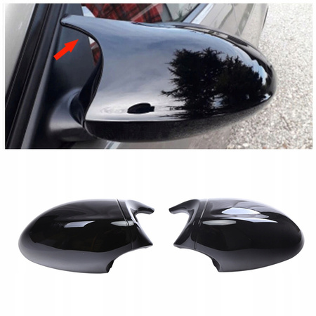 Nakładki obudowa lusterka BMW E90 E91 E92 E93 Przedlift M3 Style Czarne