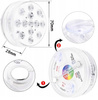 OŚWIETLENIE BASENU 4 SZTUKI PODWODNE BASENOWE LED RGB