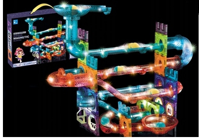 Zestaw magnetyczny Lite Dragon 111 sztuk zestaw - Magic Magnetic Blocks