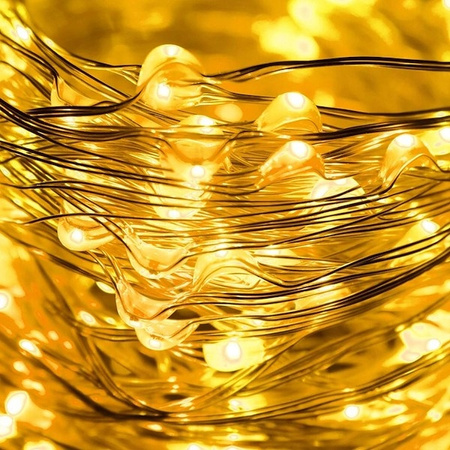  Lampki solarne solar ogrodowe lampa do ogrodu 300 LED druciki zimne ozdobne