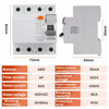 Wyłącznik ochronny 63a 4-biegunowy wyłącznik różnicowoprądowy RCCB