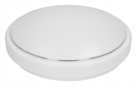Lampa sufitowa plafon LED okrągły 38x38 biały zimne światło 32W
