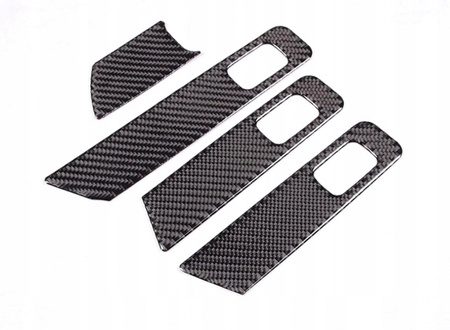 Nakładki na panel sterowania szybami – styl karbonowy W206 C200 C260 2022