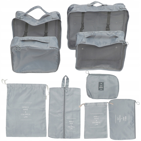 ORGANIZATOR DO MAKIJAŻU TORBY DO PAKOWANIA W PODRÓŻY ZESTAW 7SZTUK